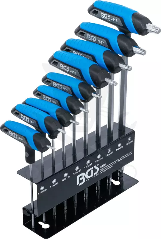 Torx kulcs T-fogós készlet T10-T50 9 db-os készlet - BGS