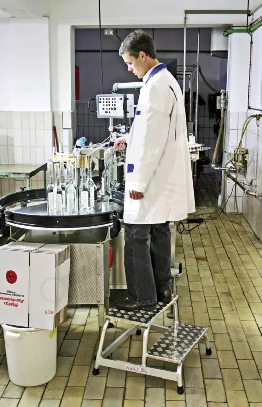 Állvány ALU 1 x 2 fokos szerelő dobogó, gurulós - Krause Stabilo