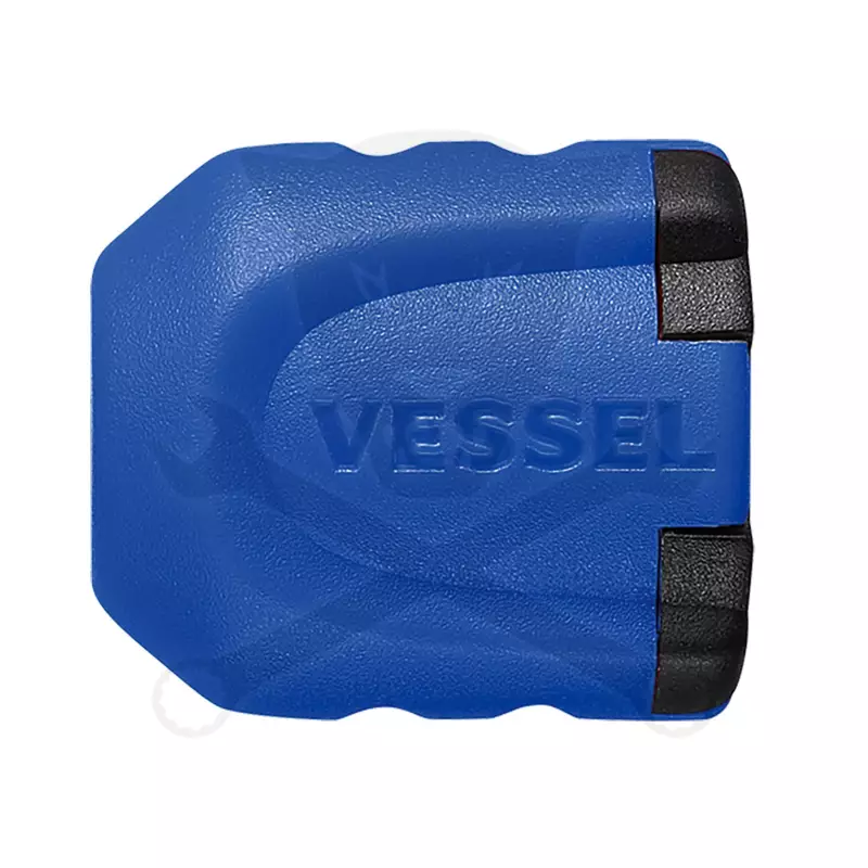 Csavarhúzó és bit FEL- és LE- mágnesező rátét 2db - kék - VESSEL (NMS-2PB)