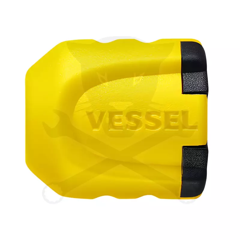 Csavarhúzó és bit FEL- és LE- mágnesező rátét 2db - sárga - VESSEL (NMS-2PY)