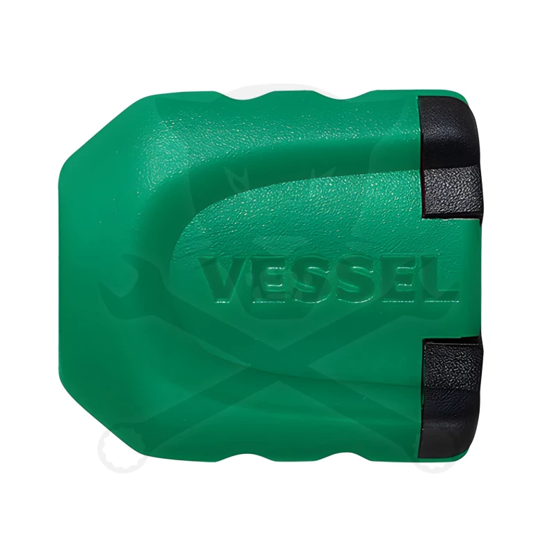 Csavarhúzó és bit FEL- és LE- mágnesező rátét 2db - zöld - VESSEL (NMS-2PG)