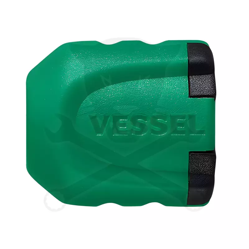 Csavarhúzó és bit FEL- és LE- mágnesező rátét 2db - zöld - VESSEL (NMS-2PG)