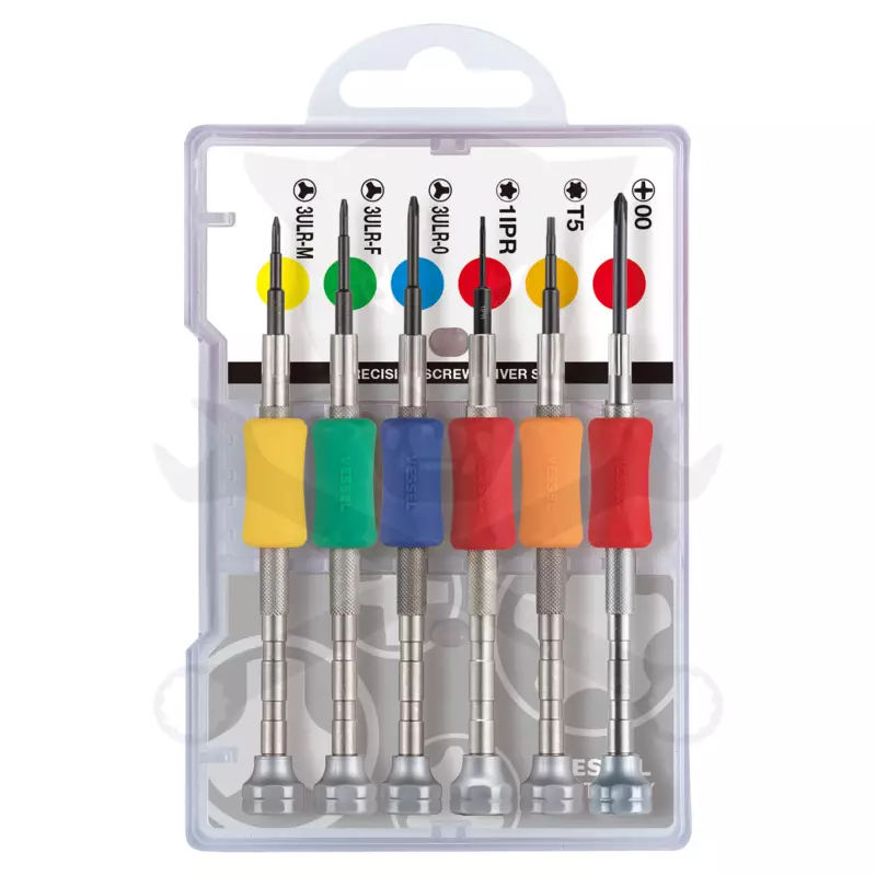 Csavarhúzó készlet, műszerész 6 db-os Y-Torx-5szög-PH - INOX - Vessel