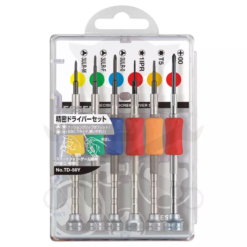 Csavarhúzó készlet, műszerész 6 db-os Y-Torx-5szög-PH - INOX - Vessel