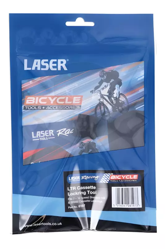 Kerékpárhoz kazetta záróanya felhelyező szerszám - Laser