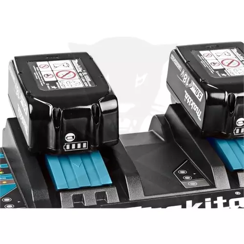 Akkumulátor töltő - 14.4V - 18V Két portos LXT Li-ion - Makita (DC18RD)