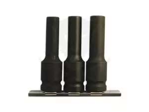 Légkulcsfej készlet 1/2"  3 db-os 1/2" E-torx hosszú: E10-E11-E12 -Laser