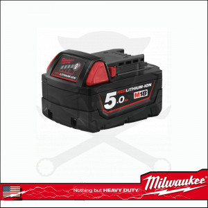 Akkumulátor 18V  5.0Ah Li-Ion B5 RED-Lithium - Milwaukee (M18B5)