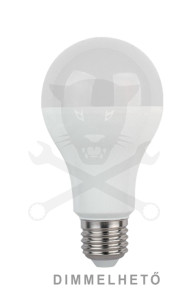 Izzó LED körte 12 W meleg fehér, szabályozható 127/67 mm E27 ELMARK