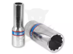 Dugókulcs - crowafej 3/8" 12 lap hosszú 09 mm KingTony