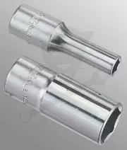 Dugókulcs - crowafej 3/8" 6 lap hosszú 19 mm Genius