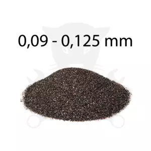 Szóróanyag normálkorund barna NK120 = 0,09 - 0,125 mm -25 kg