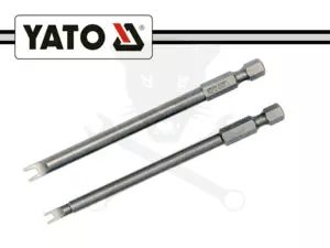 Bit készlet biztonsági, lapos tűvégű hosszú 6-10 mm Yato