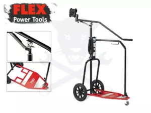 Munkaállomás falcsiszoló zsiráfhoz, mobil 2x230V 3400 mm - FLEX (GM 340)