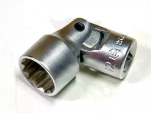 Dugókulcs - crowafej 1/4" 12 szög csuklós 7 mm Genius