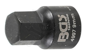 Féknyeregkulcs 6 lapú 1/4" extra rövid imbusz 9 x 20 mm Mercedes"M","R"