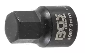 Féknyeregkulcs 6 lapú 1/4" extra rövid imbusz 9 x 20 mm Mercedes"M","R"