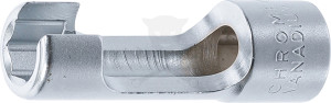 Dugókulcs - crowafej 3/8" speciális végig nyitott 15 mm - BGS