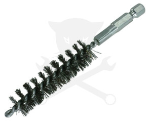 Csőkefe, fúrógépbe fogható 1/4"  D13 mm