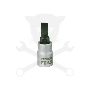Rátűzőkulcs - crowa+bit 1/4" lapos 5,5 mm Proxxon