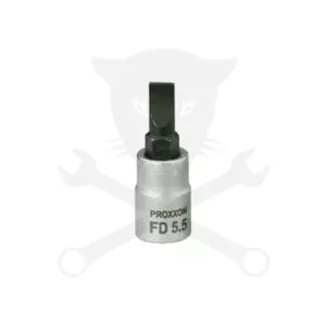 Rátűzőkulcs - crowa+bit 1/4" lapos 5,5 mm Proxxon