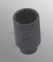 Légkulcsfej 1/2" 12 l.h. 36-os Genius