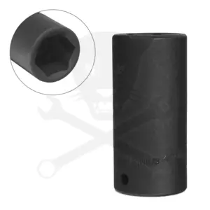 Légkulcsfej 1/2" 6 l.h. 17-es Genius