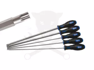 Csavarhúzó készlet XZN - Spline 5 db-os M4-M5-M6-M8-M10 BGS