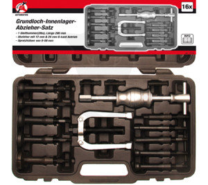 Csapágylehúzó készlet csúszókalapáccsal, belső  8-58 mm Kraftmann