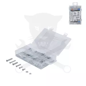 Anya és csavar készlet M4-M5 125 db-os