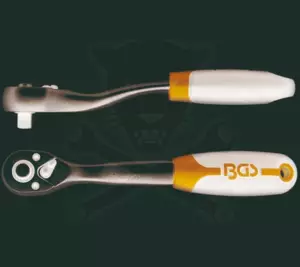 Crowa racsnis kulcs 3/8" 72 fogú hajlított