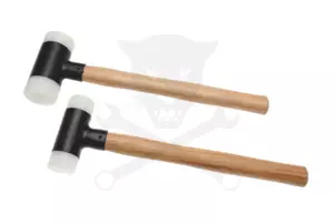 Kalapács műanyag spec. - nylon fej - 2 db-os készlet BGS