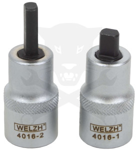 Rátűzőkulcs - crowa+bit készlet 2 db-os 1/2" 5x7 mm, 5.5x8.2 mm - Welzh