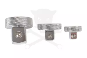 Crowa átalakító adapter készlet bővítő 1/4"-3/8"-1/2"-3/4" mágneses 3 db