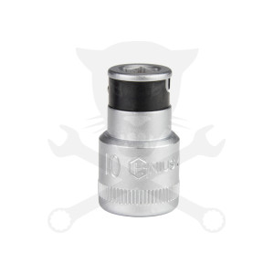 Bit tartó adapter 1/2"- 10 mm-es bithez Genius
