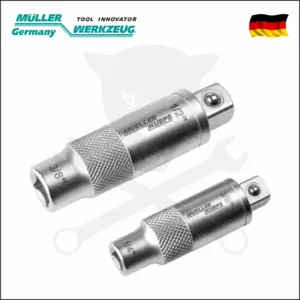 Adapter készlet 2 db-os klt, 1/4"-3/8", 3/8"-1/2" - MÜLLER