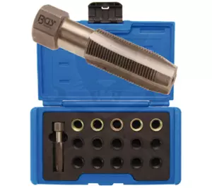 Gyertyamenet javító készlet M14x1.25 - 16 db-os - BGS