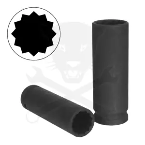 Légkulcsfej 1/2" 12 l.h. 12-es Genius