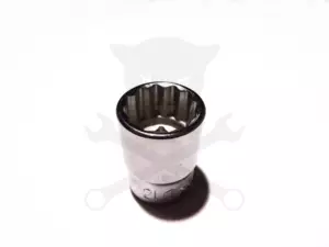 Dugókulcs - crowafej 1/2" 12 szög normál 21 mm Genius