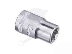 Dugókulcs - crowafej 1/2" belső torx E14 Genius