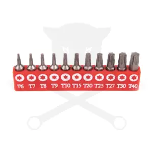 Bit készlet 11 db-os torx Genius