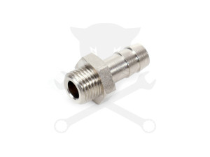 Levegő csatlakozó tömlőcsonk 12-13 mm tömlő - 3/8" KM egyenes (260M-14-3/8)