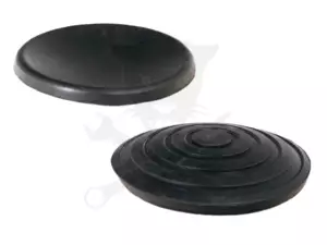 Gumipogácsa krokodil emelőhöz fekete  96x10 mm tömör íves-körkörös
