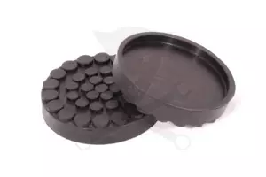 Gumipogácsa csápos emelőhöz 127/117 mm-es félperemes pöttyös