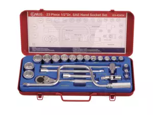Dugókulcs készlet 1/2" 6 lapú COLOS 5/16"-1-1/4" 23 db-os Genius