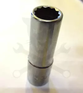 Dugókulcs - crowafej 1/2" 12 szög hosszú 15 mm Genius