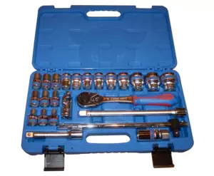 Dugókulcs készlet 1/2" 24 db-os 8-32 mm, 6 lapú készlet KingT.