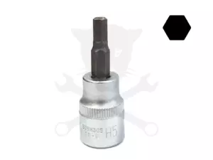 Rátűzőkulcs - crowa+bit 3/8" imbusz 05 mm