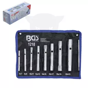 Csőkulcs készlet 6 - 22 mm 8+1 db-os kovácsolt BGS