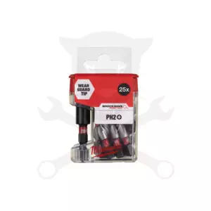 Bithegy, gépi, torziós PH2 x 25 mm 25 db-os - Milwaukee